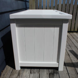 BoxSeat Wood Storage Seat Arctic White